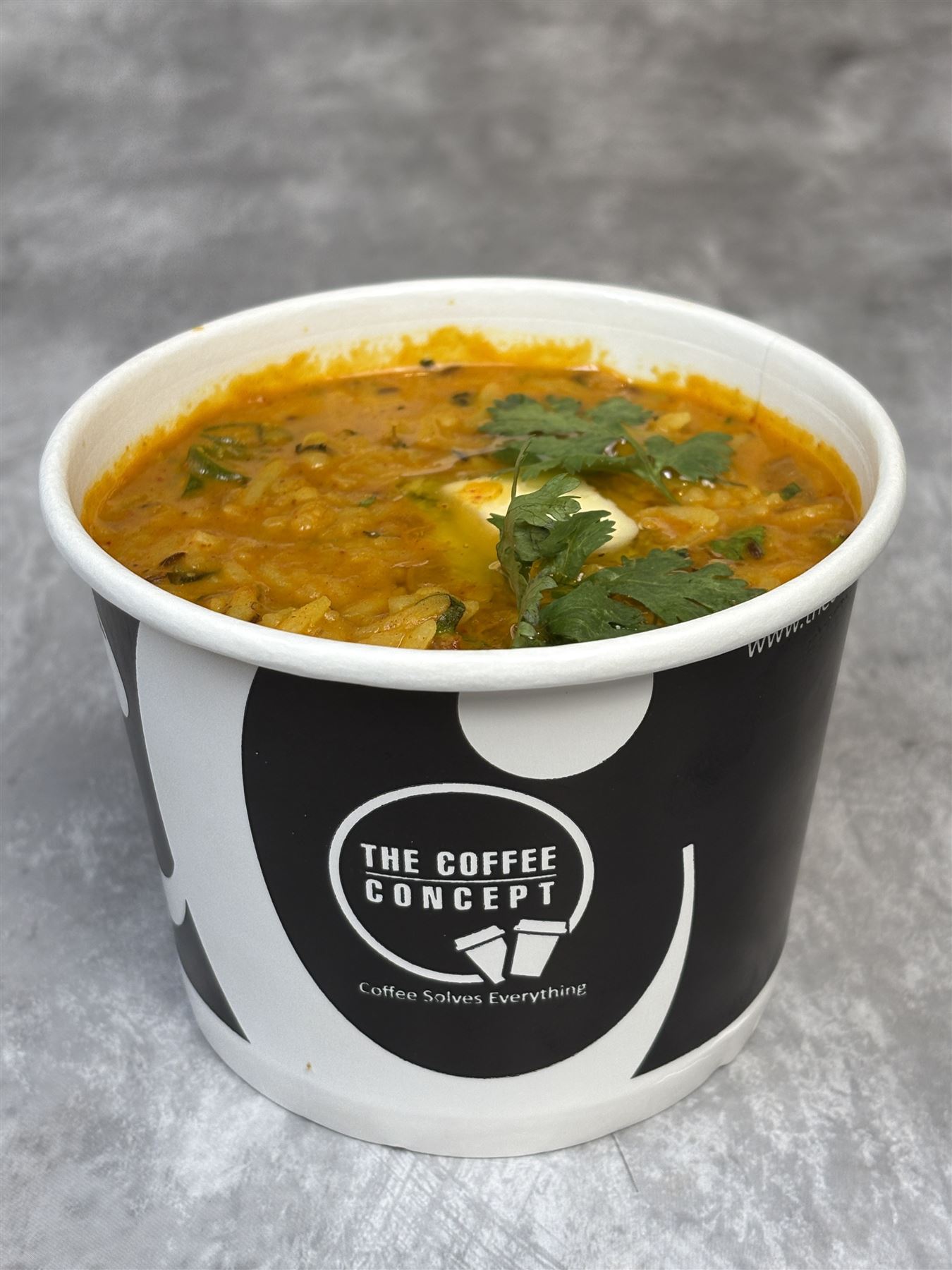 A bowl of butter khichdi